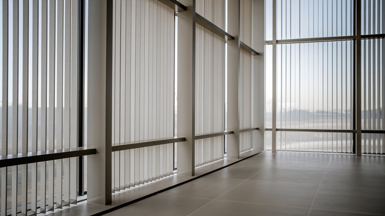 vertical blind making and installation